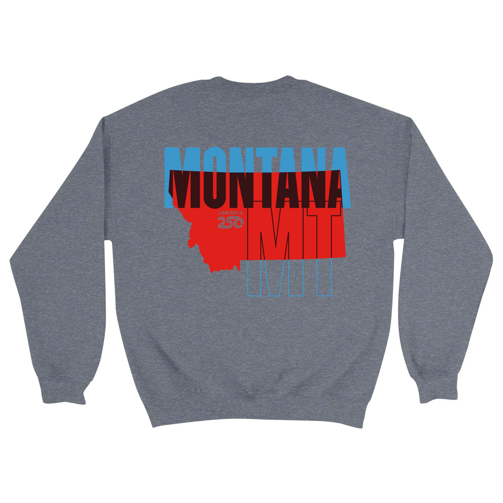 Unisex Medium Dark Ash Crewneck Sweatshirt