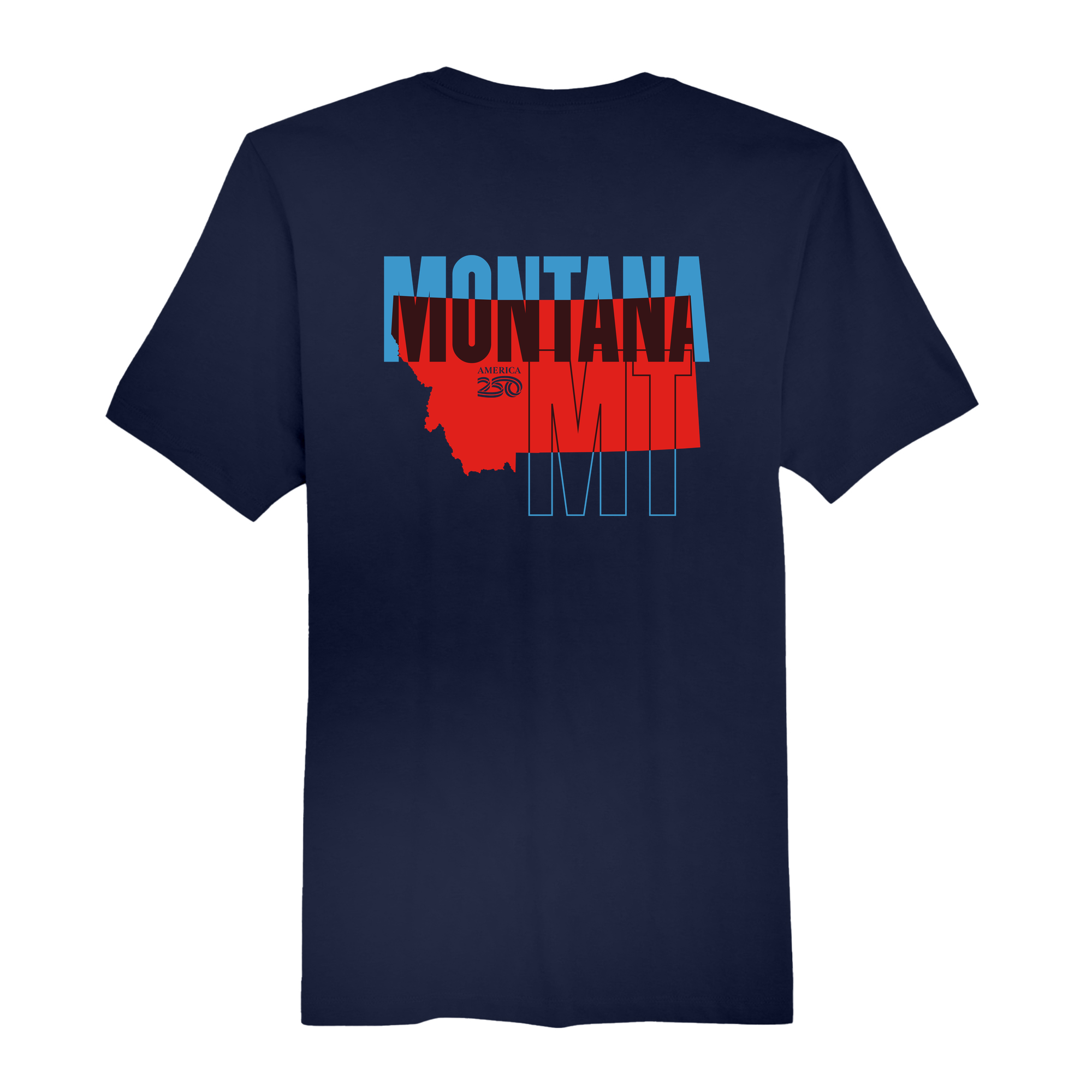 Mens Medium Navy Short Sleeve Tee