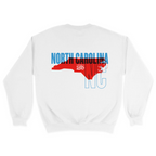 Unisex Medium White Crewneck Sweatshirt