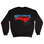 Unisex Medium Black Crewneck Sweatshirt