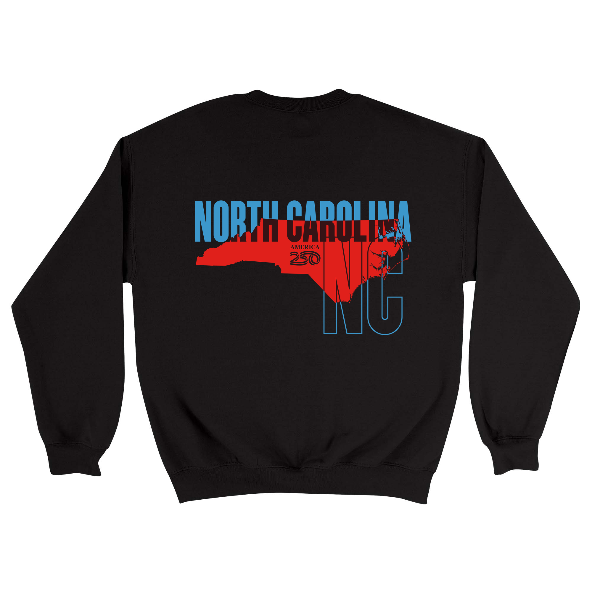 Unisex Medium Black Crewneck Sweatshirt