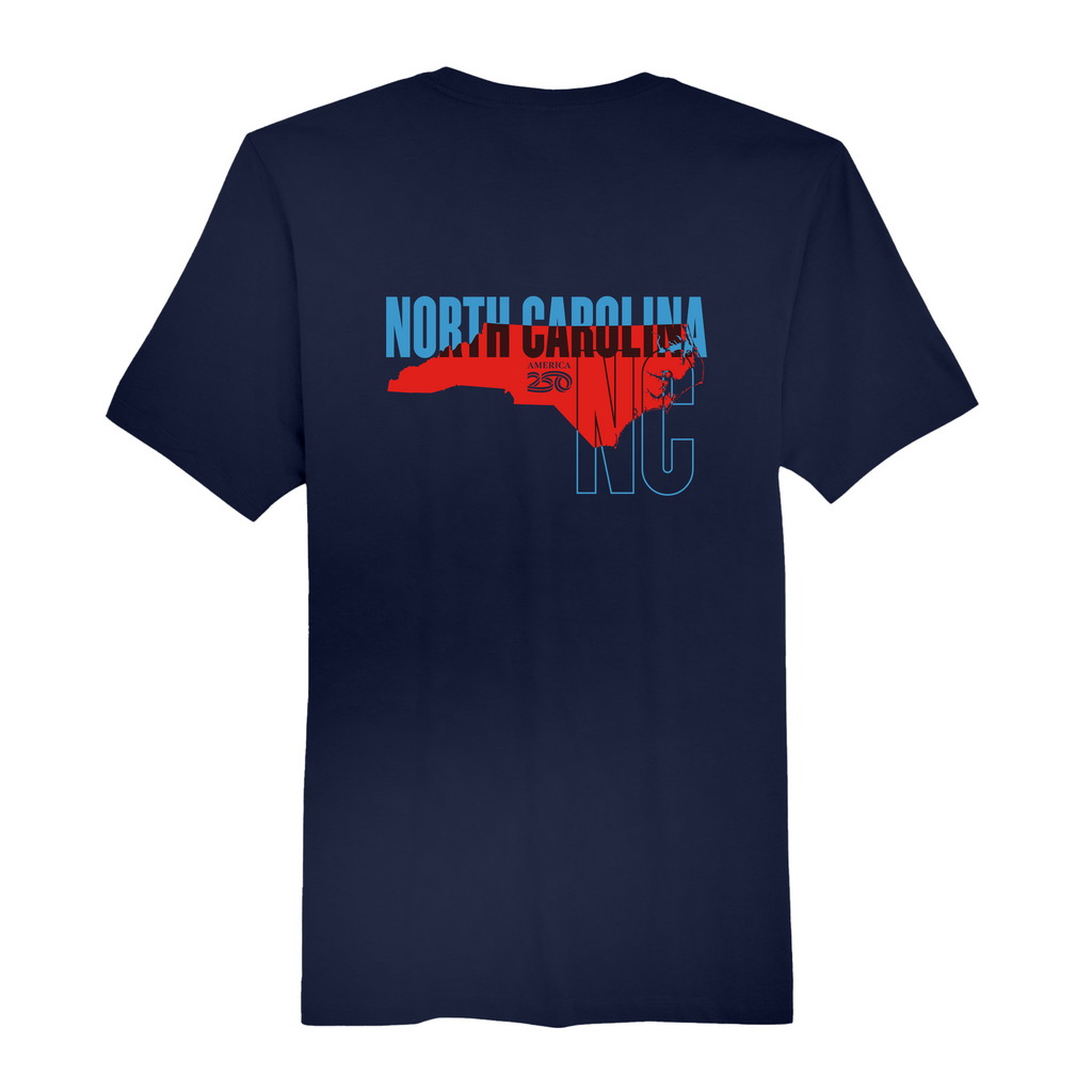Mens Medium Navy Short Sleeve Tee