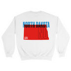 Unisex Medium White Crewneck Sweatshirt