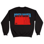 Unisex Medium Black Crewneck Sweatshirt