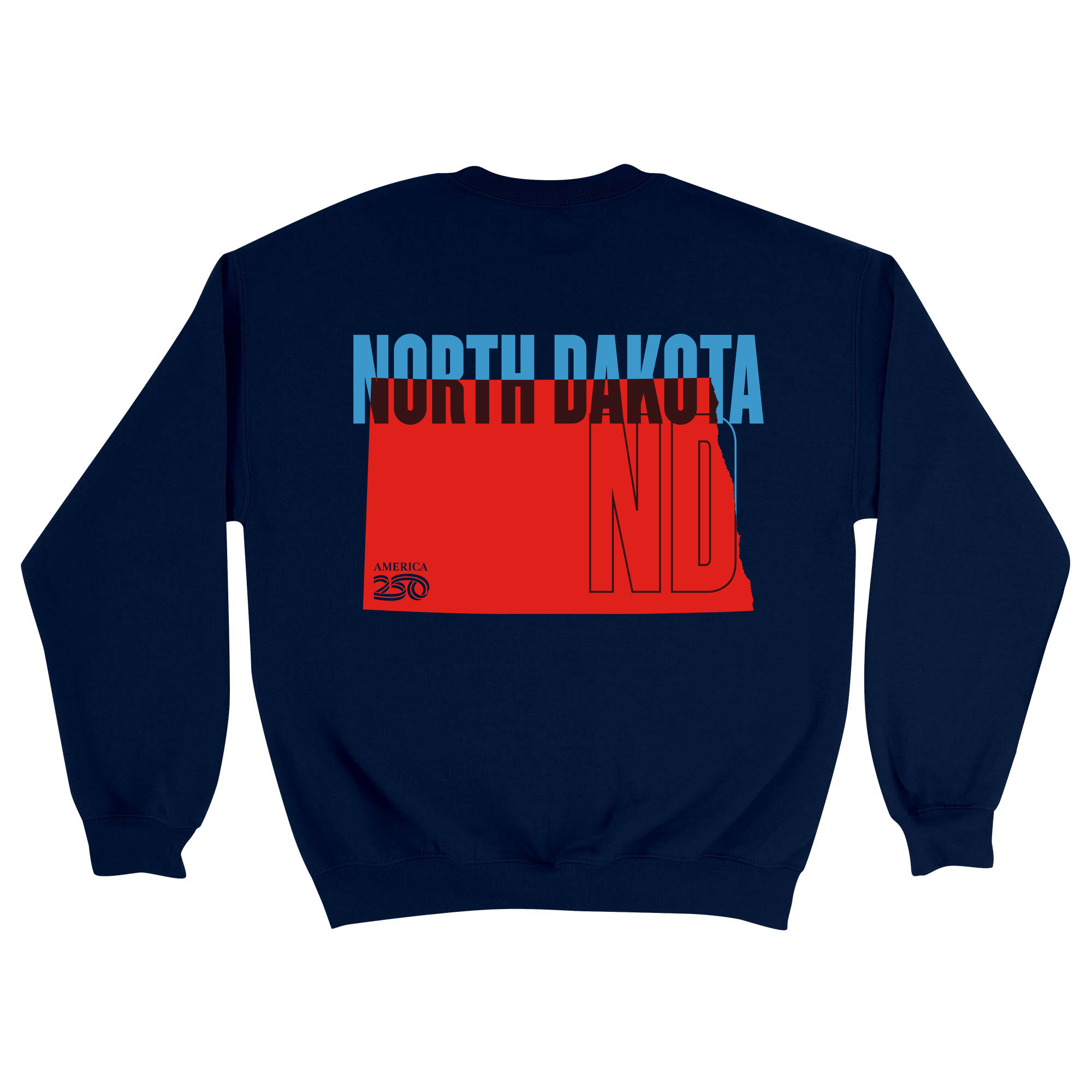 Unisex Medium Navy Crewneck Sweatshirt