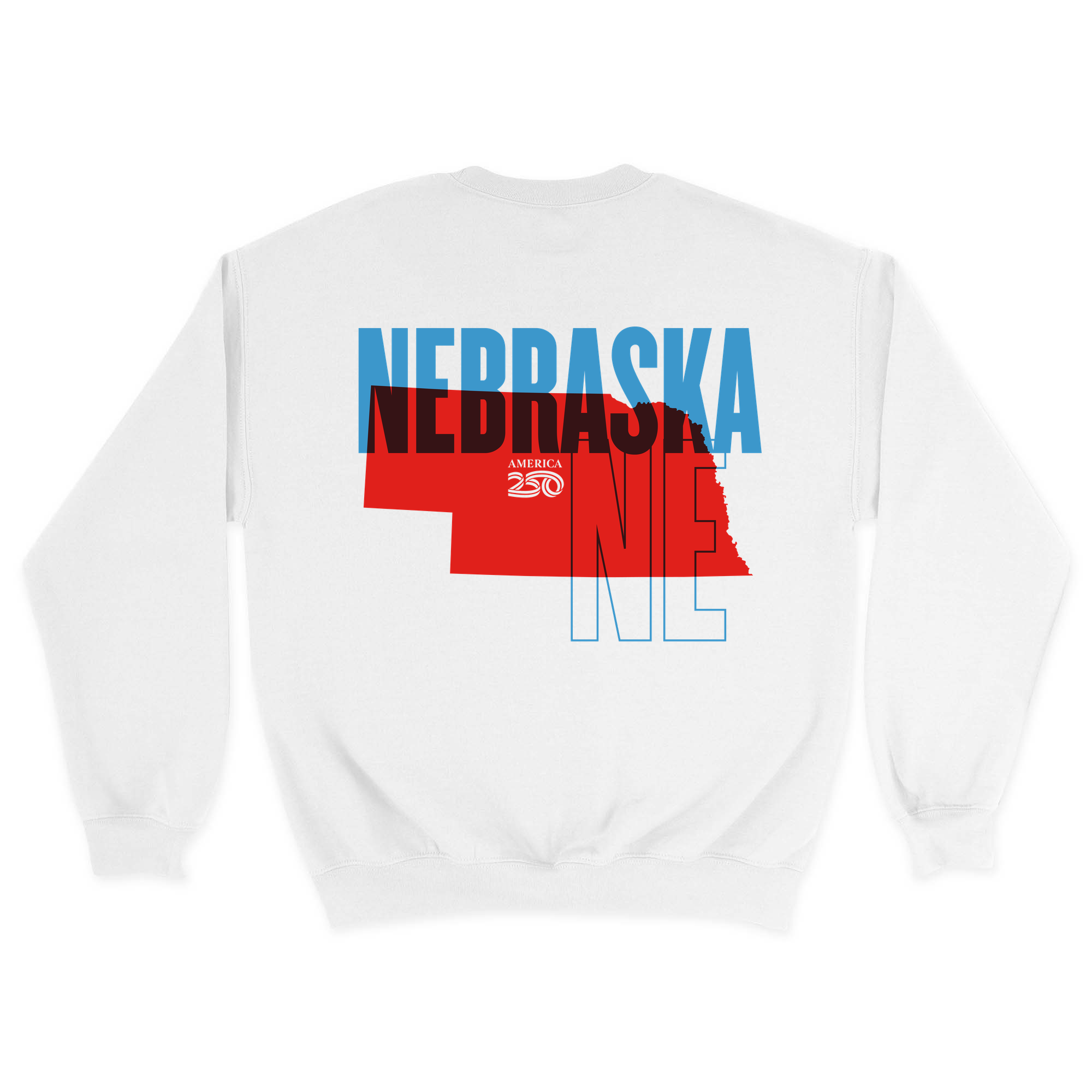 Unisex Medium White Crewneck Sweatshirt
