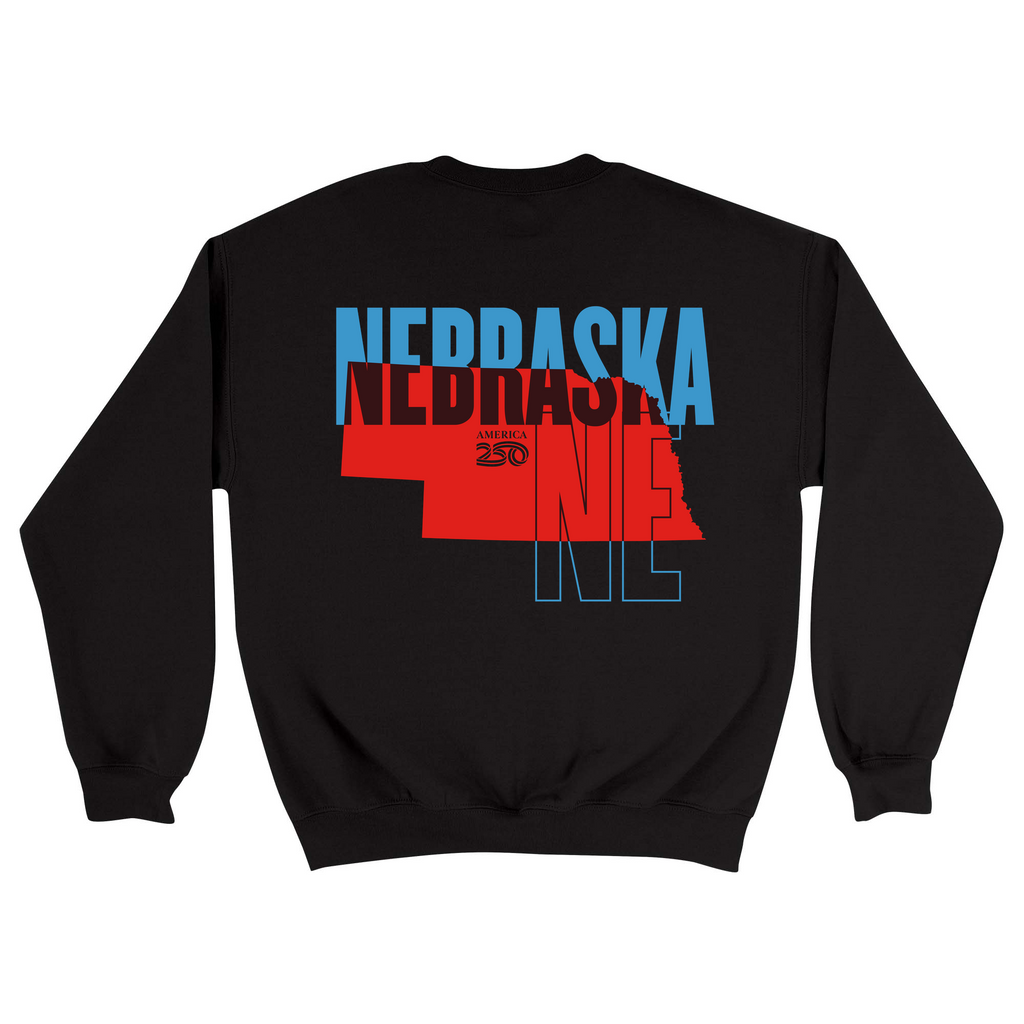 Unisex Medium Black Crewneck Sweatshirt