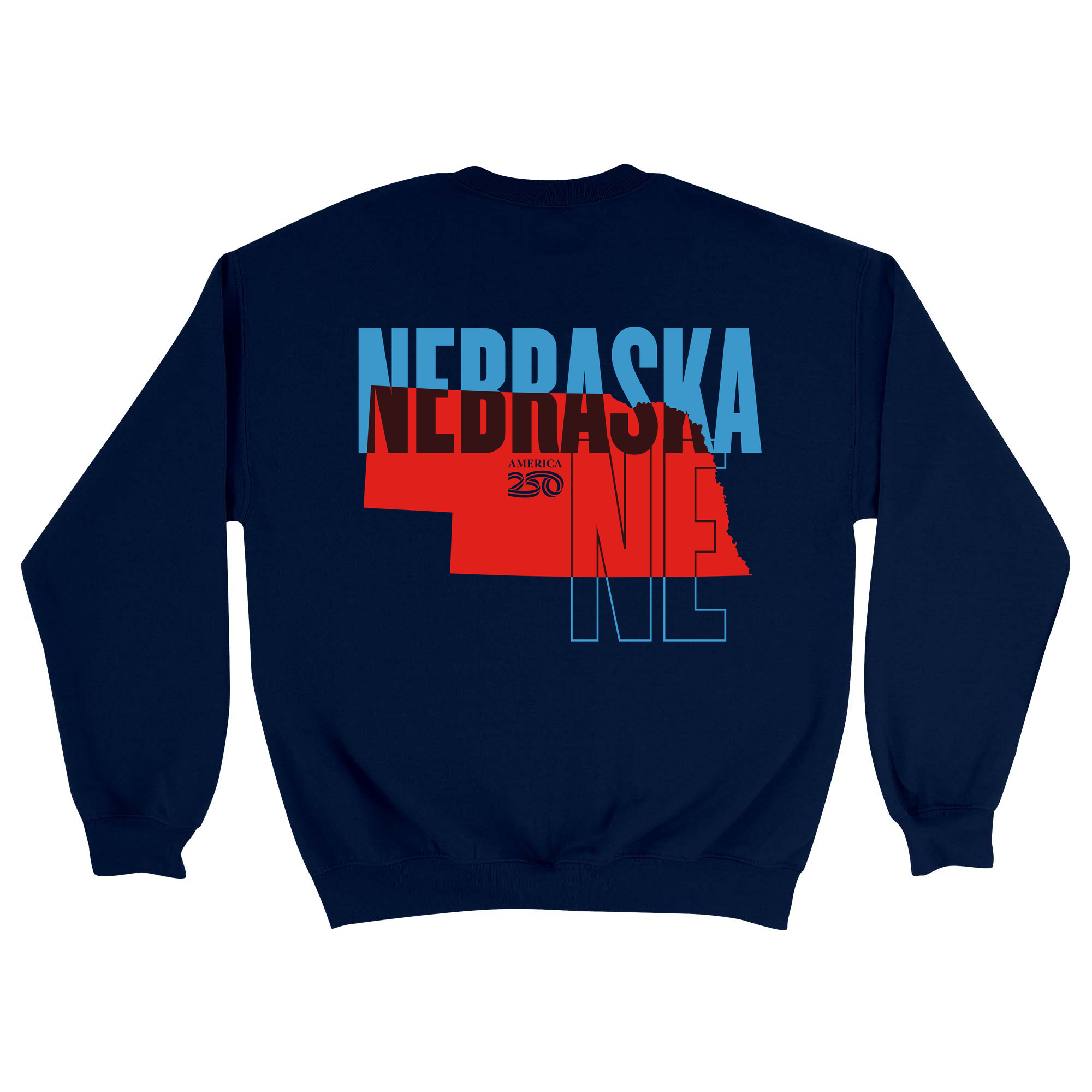 Unisex Medium Navy Crewneck Sweatshirt