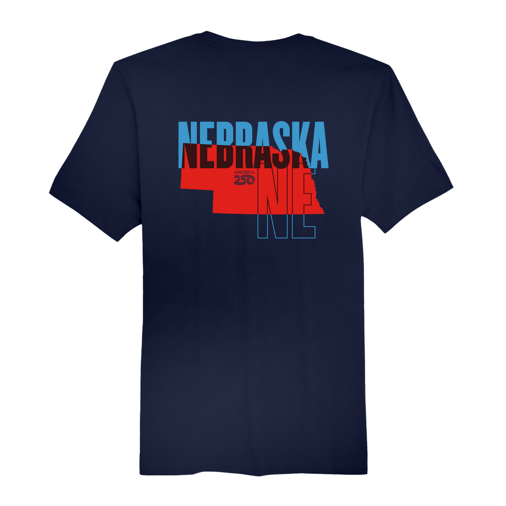 Mens Medium Navy Short Sleeve Tee