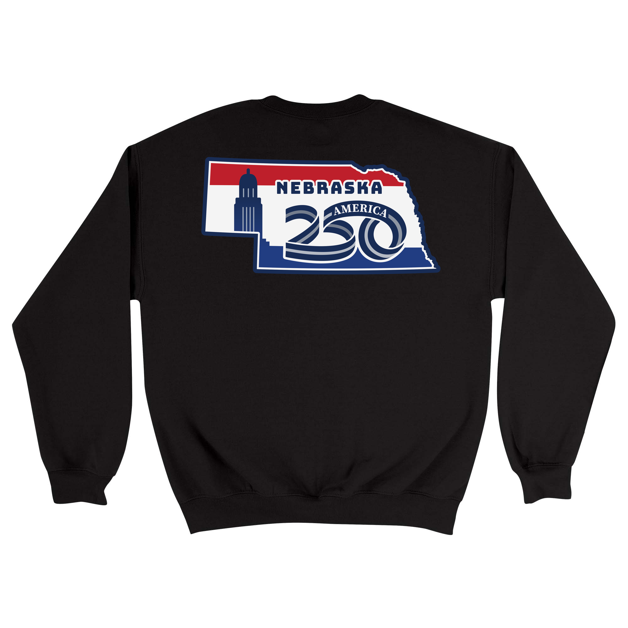 Unisex Medium Black Crewneck Sweatshirt