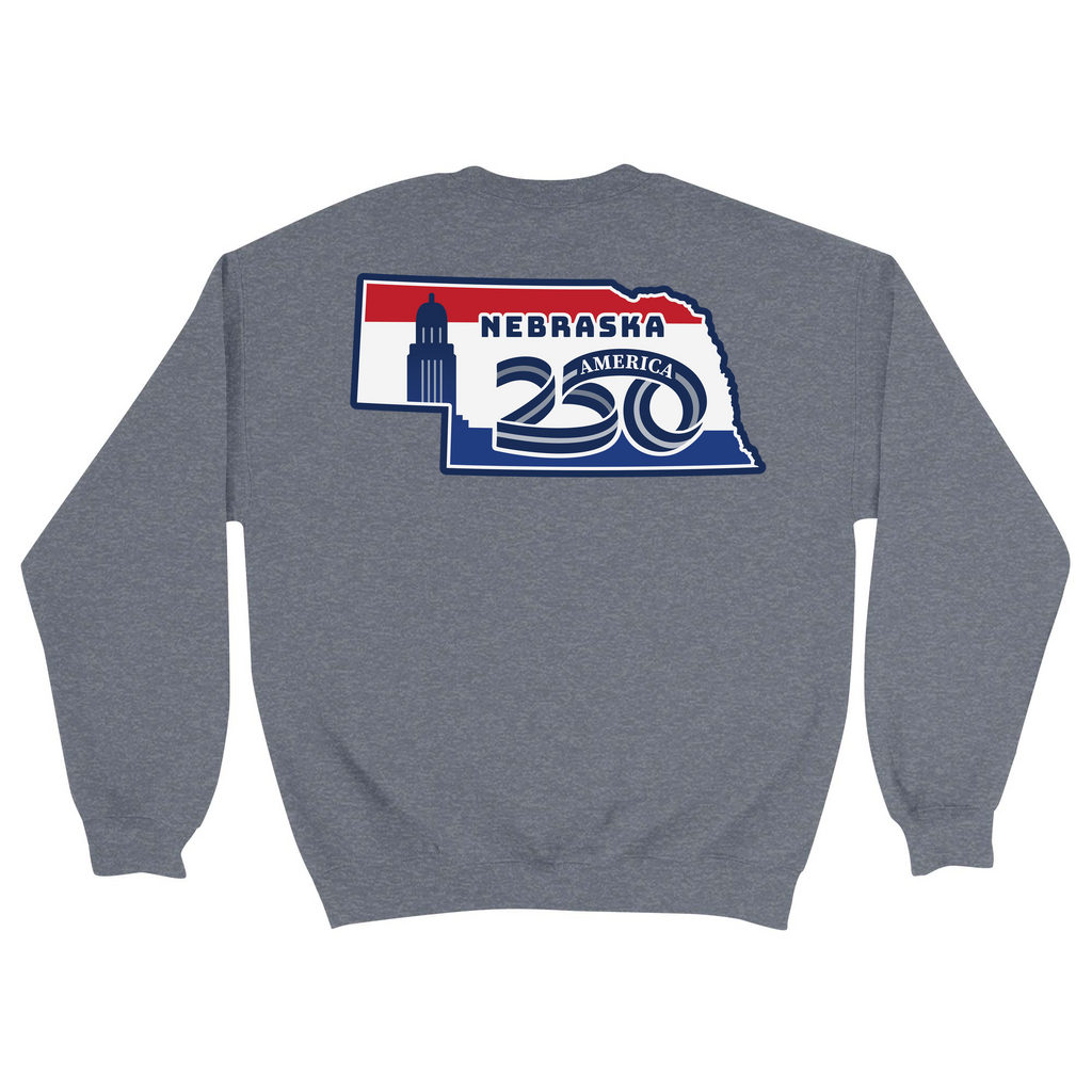 Unisex Medium Dark Ash Crewneck Sweatshirt