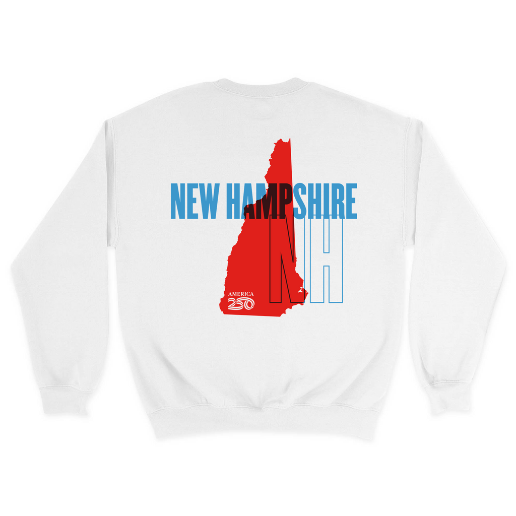 Unisex Medium White Crewneck Sweatshirt