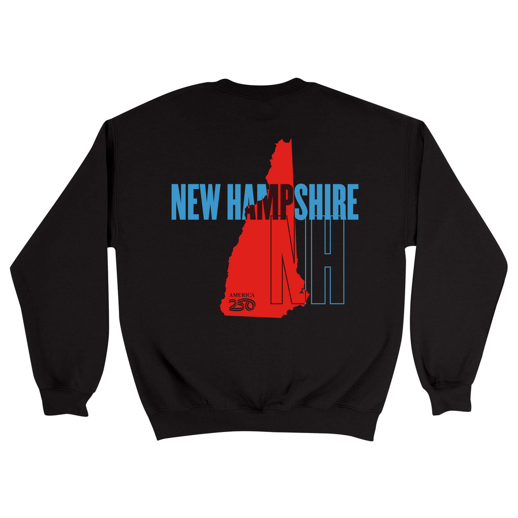 Unisex Medium Black Crewneck Sweatshirt