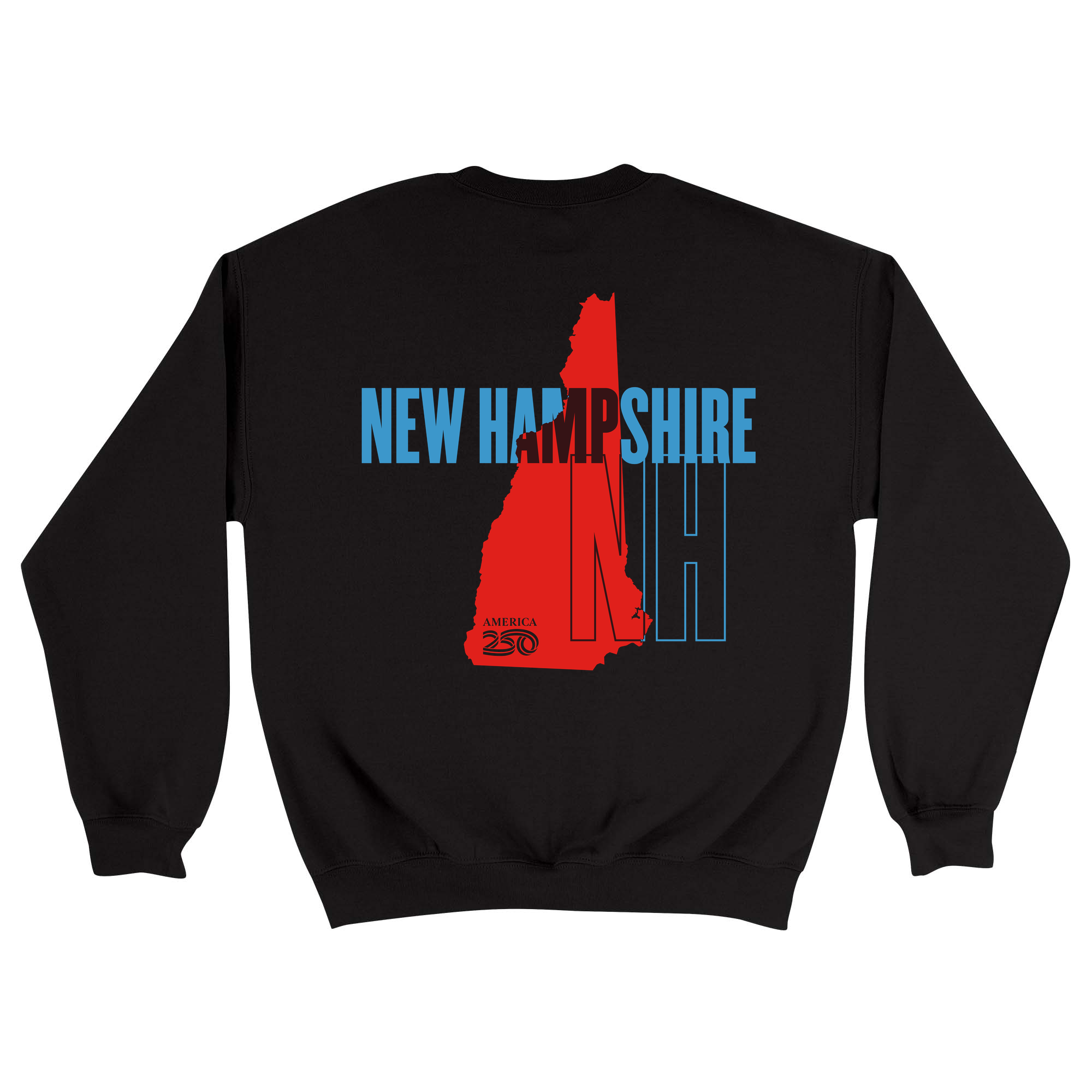 Unisex Medium Black Crewneck Sweatshirt