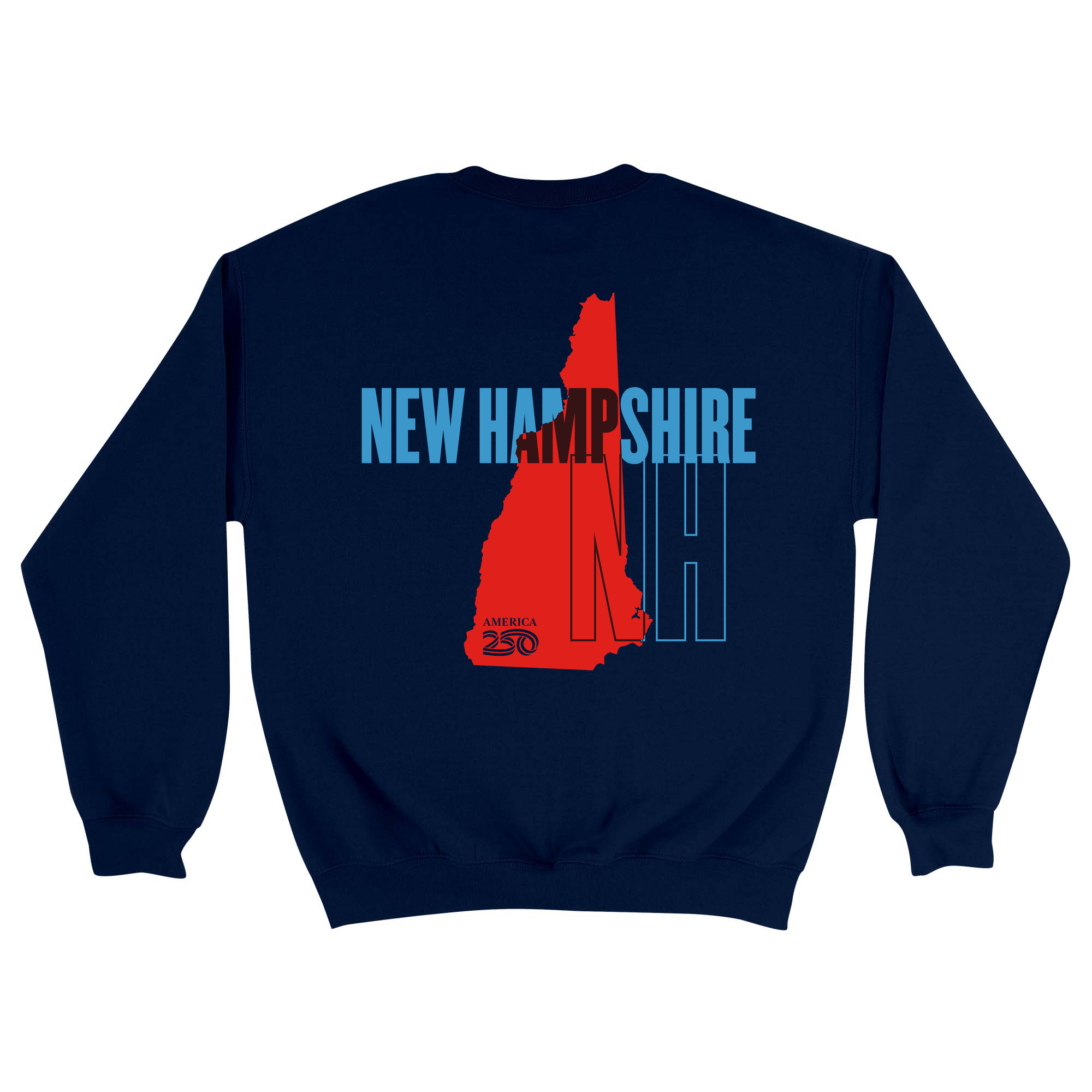 Unisex Medium Navy Crewneck Sweatshirt