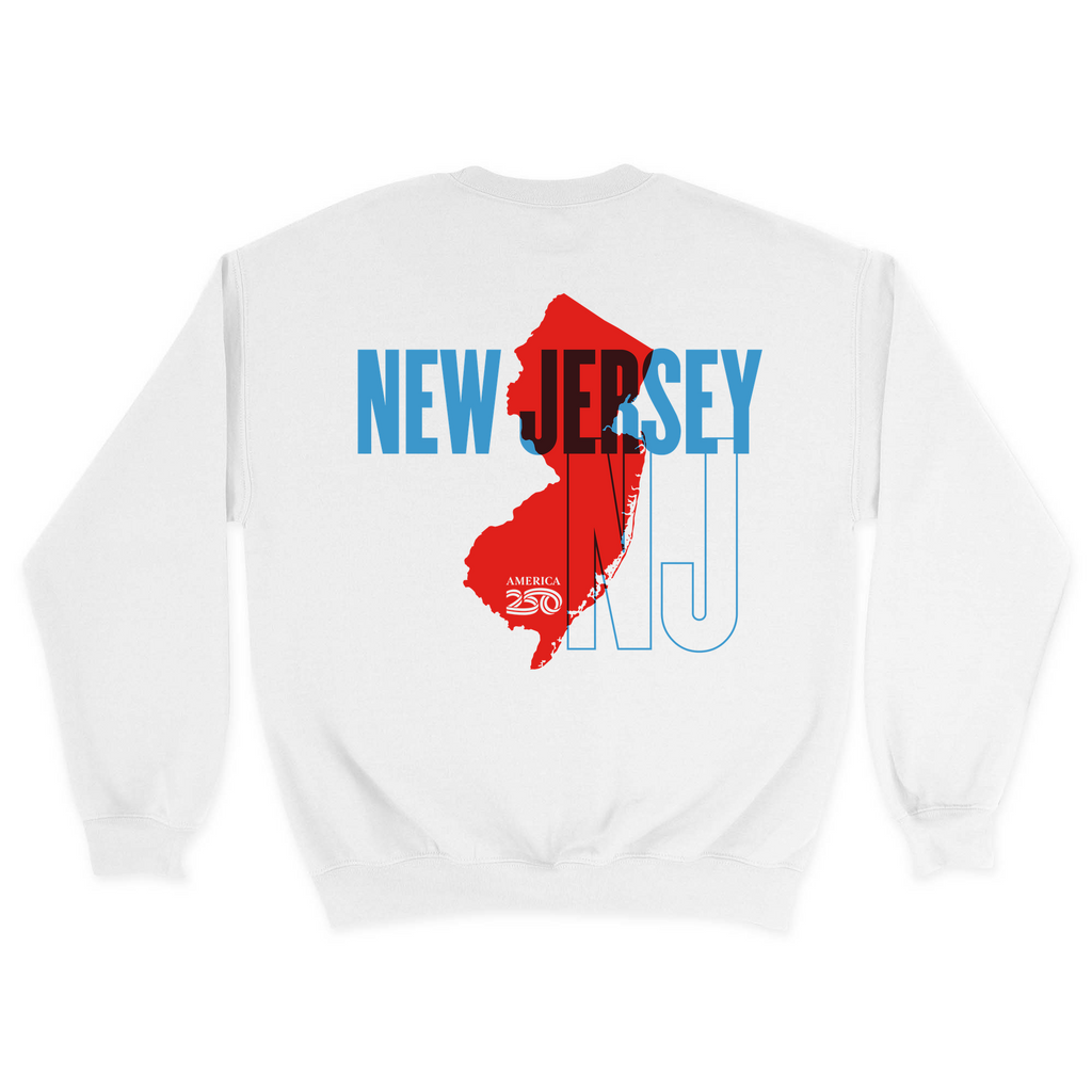 Unisex Medium White Crewneck Sweatshirt