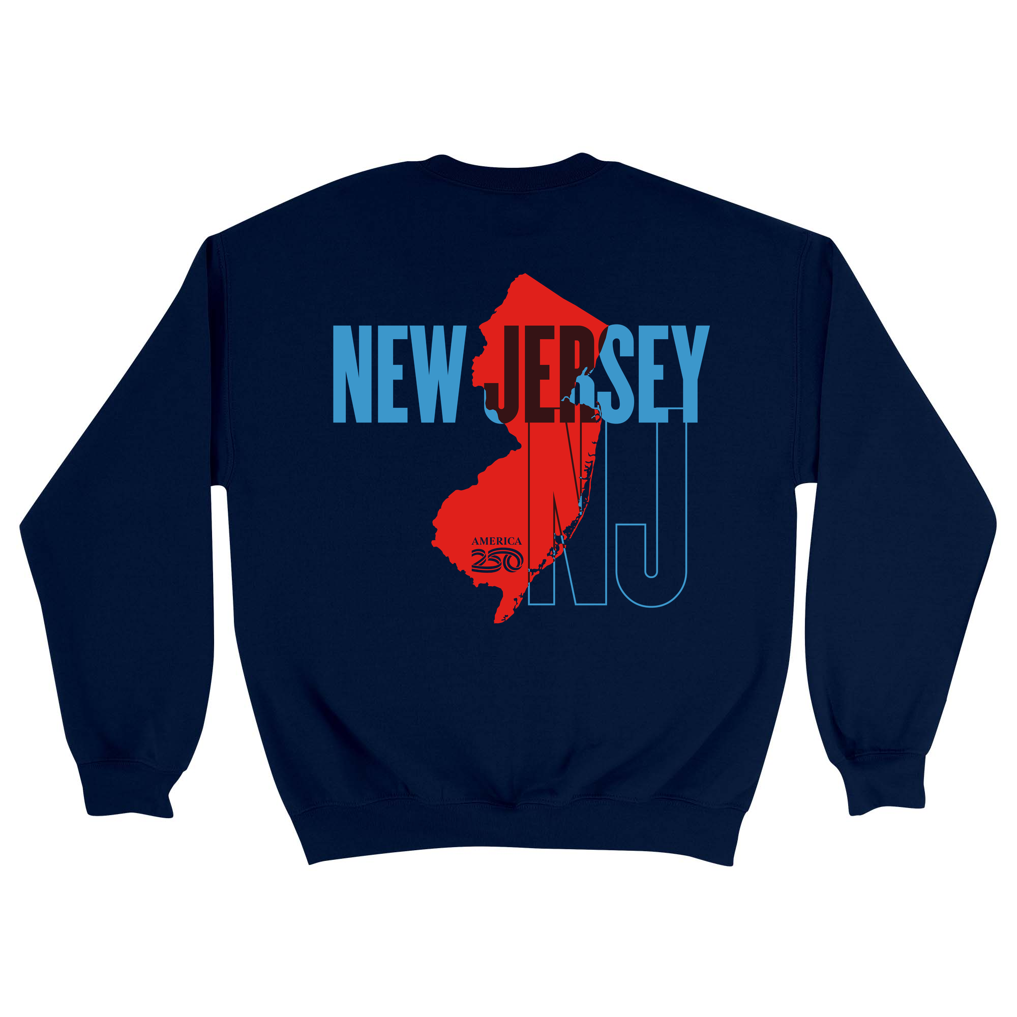 Unisex Medium Navy Crewneck Sweatshirt
