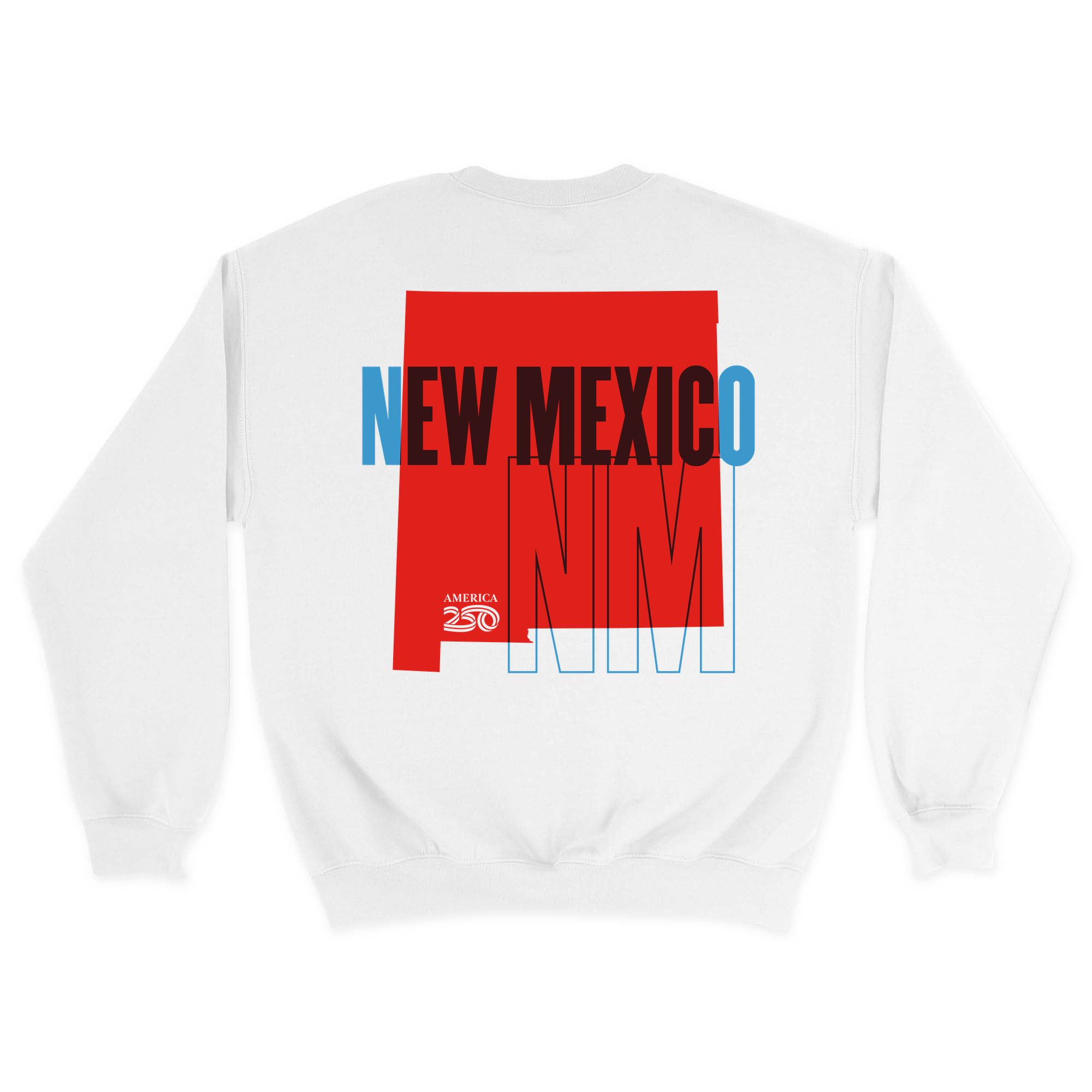 Unisex Medium White Crewneck Sweatshirt