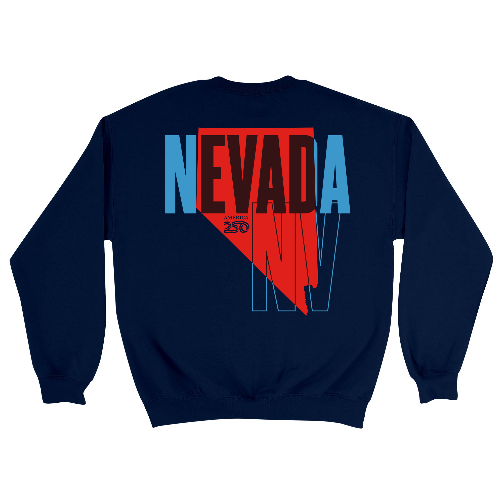 Unisex Medium Navy Crewneck Sweatshirt