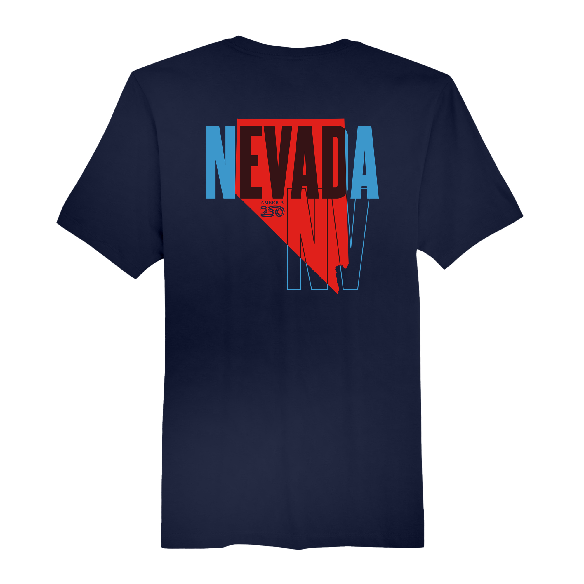 Mens Medium Navy Short Sleeve Tee