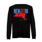 Mens Medium Deep Black Style_Long Sleeve