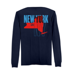 Mens Medium Strong Navy Style_Long Sleeve