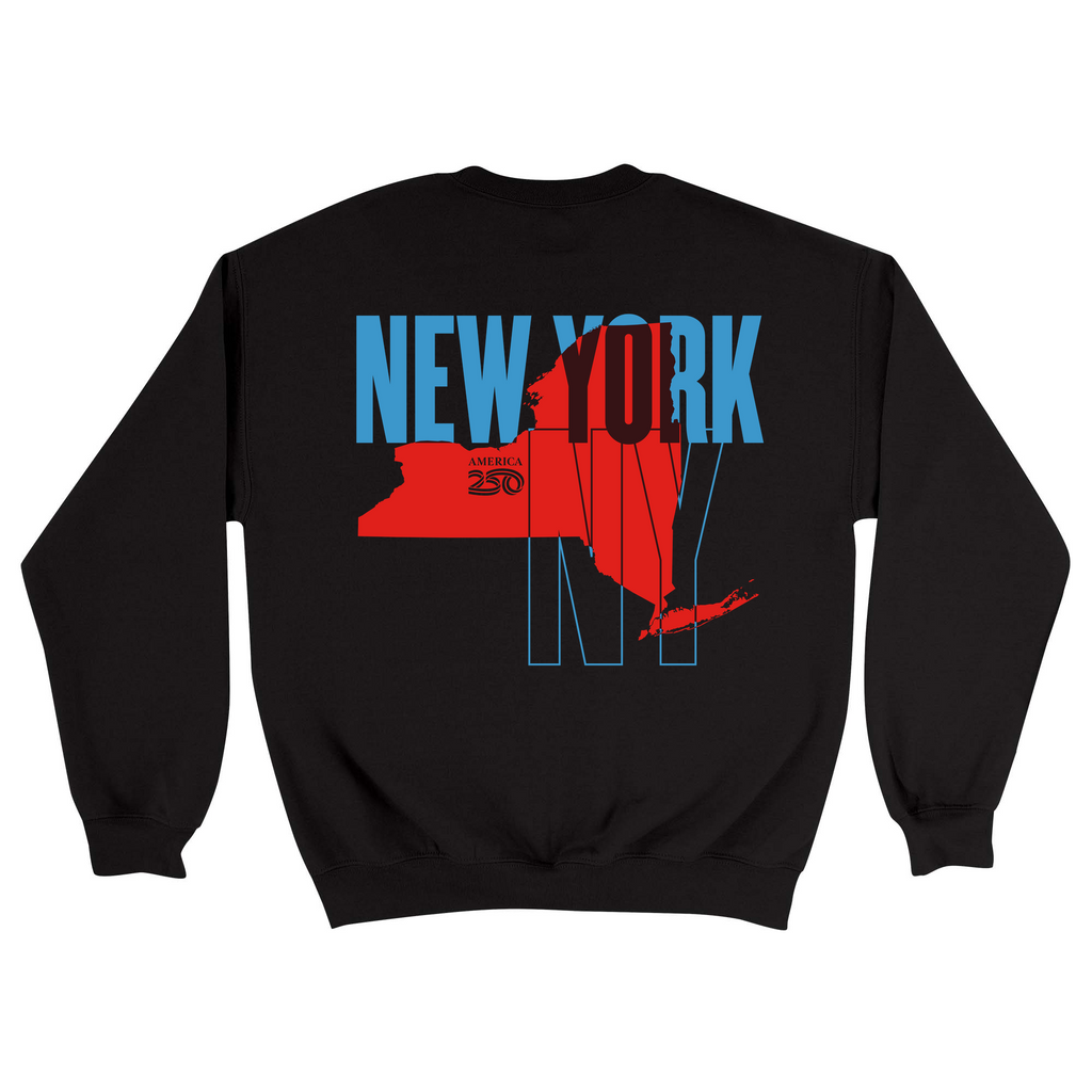 Unisex Medium Black Crewneck Sweatshirt