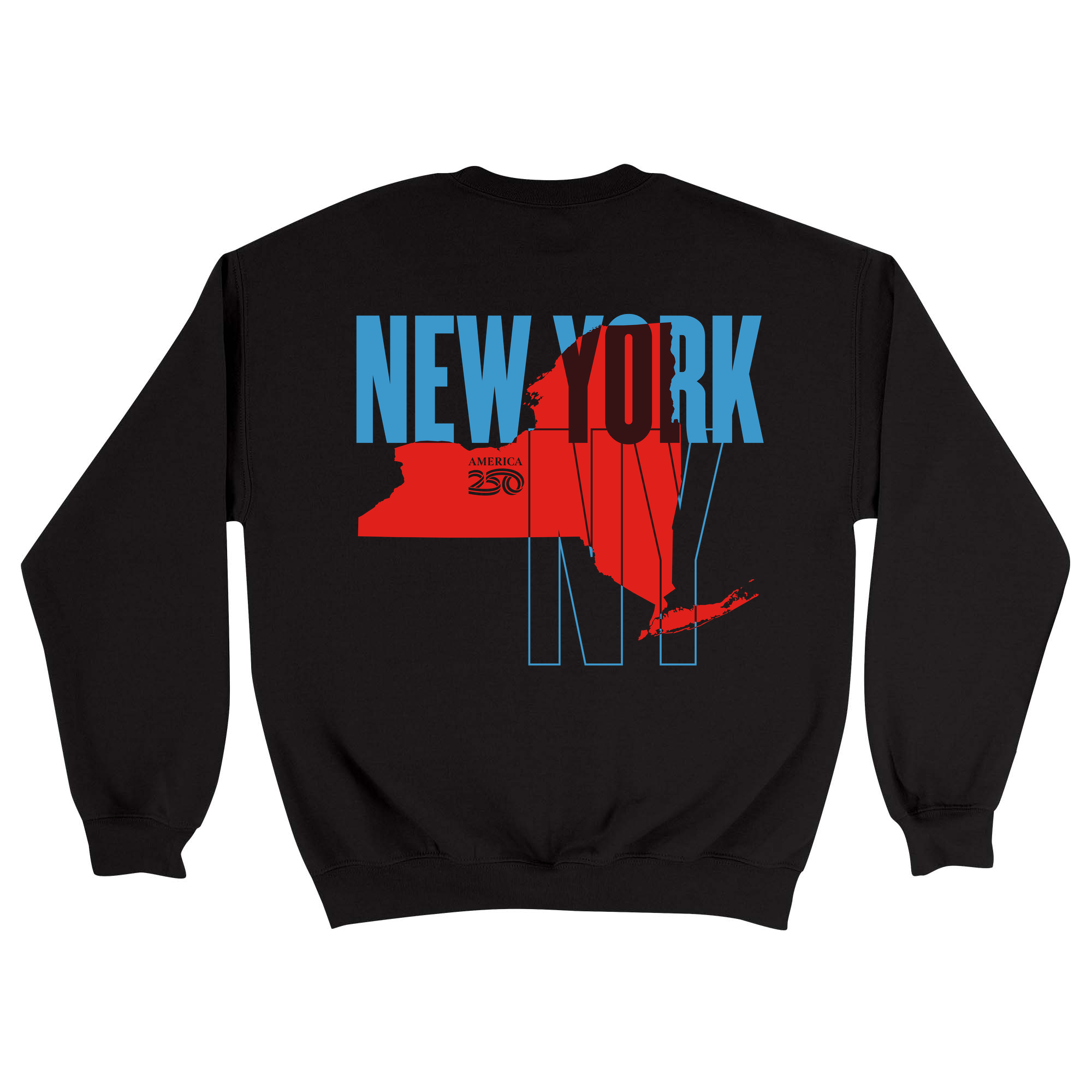 Unisex Medium Black Crewneck Sweatshirt