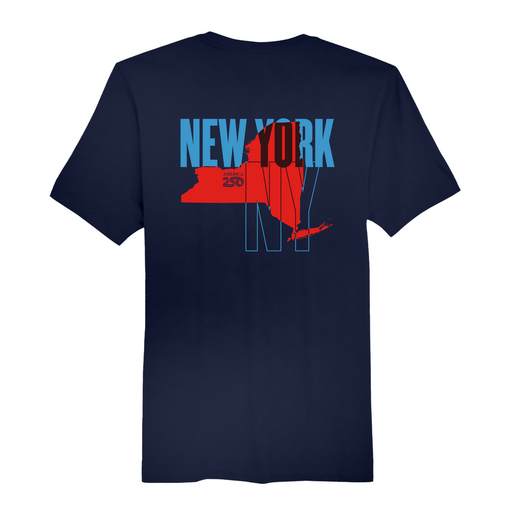 Mens Medium Navy Short Sleeve Tee