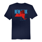 Mens Medium Navy Short Sleeve Tee