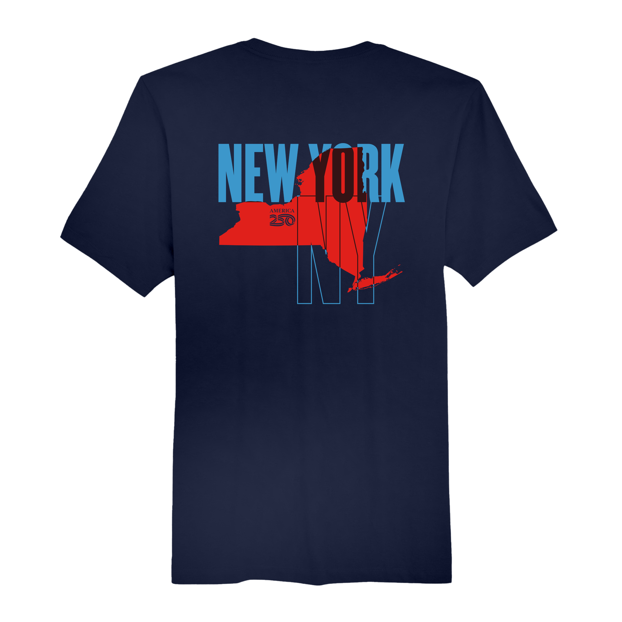 Mens Medium Navy Short Sleeve Tee