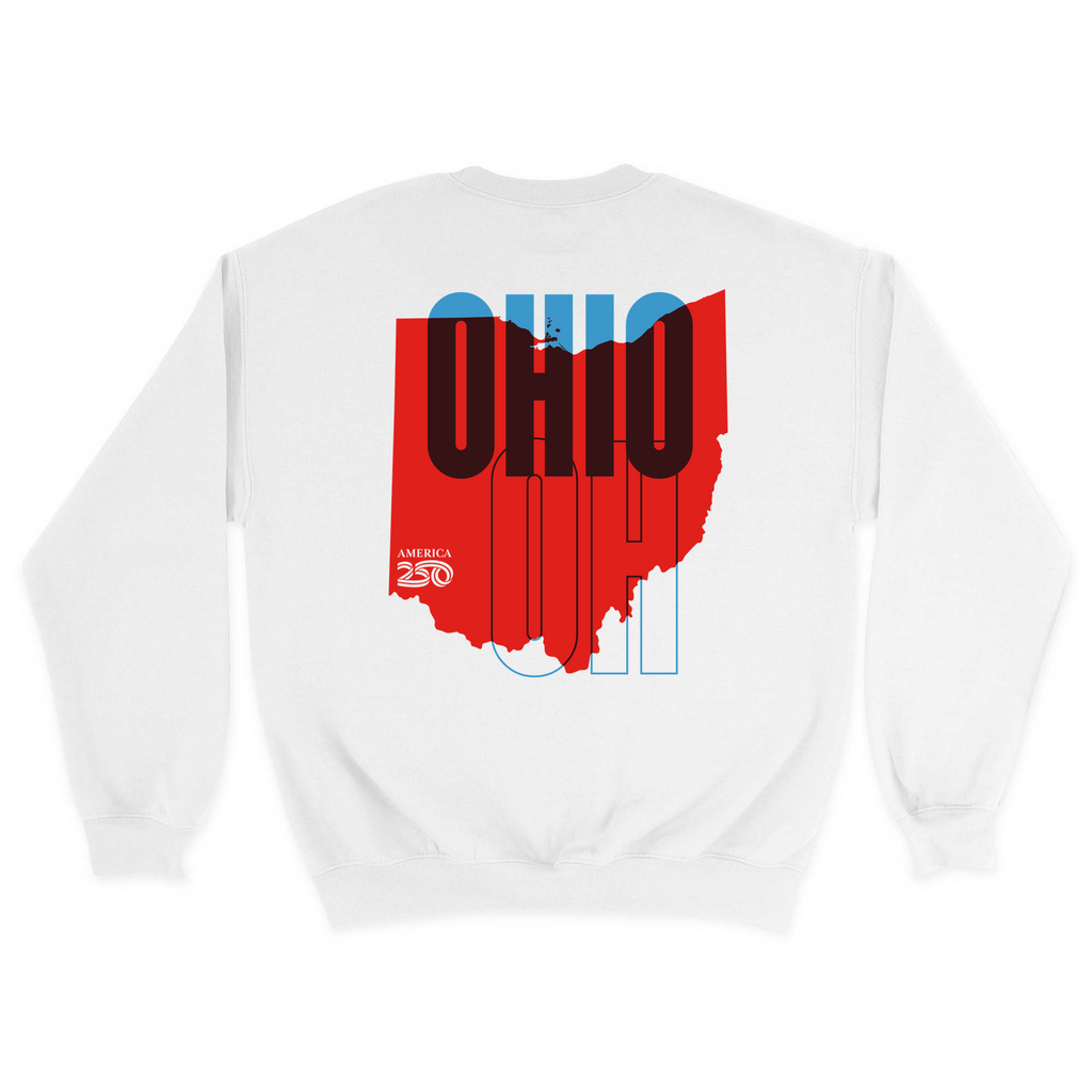 Unisex Medium White Crewneck Sweatshirt