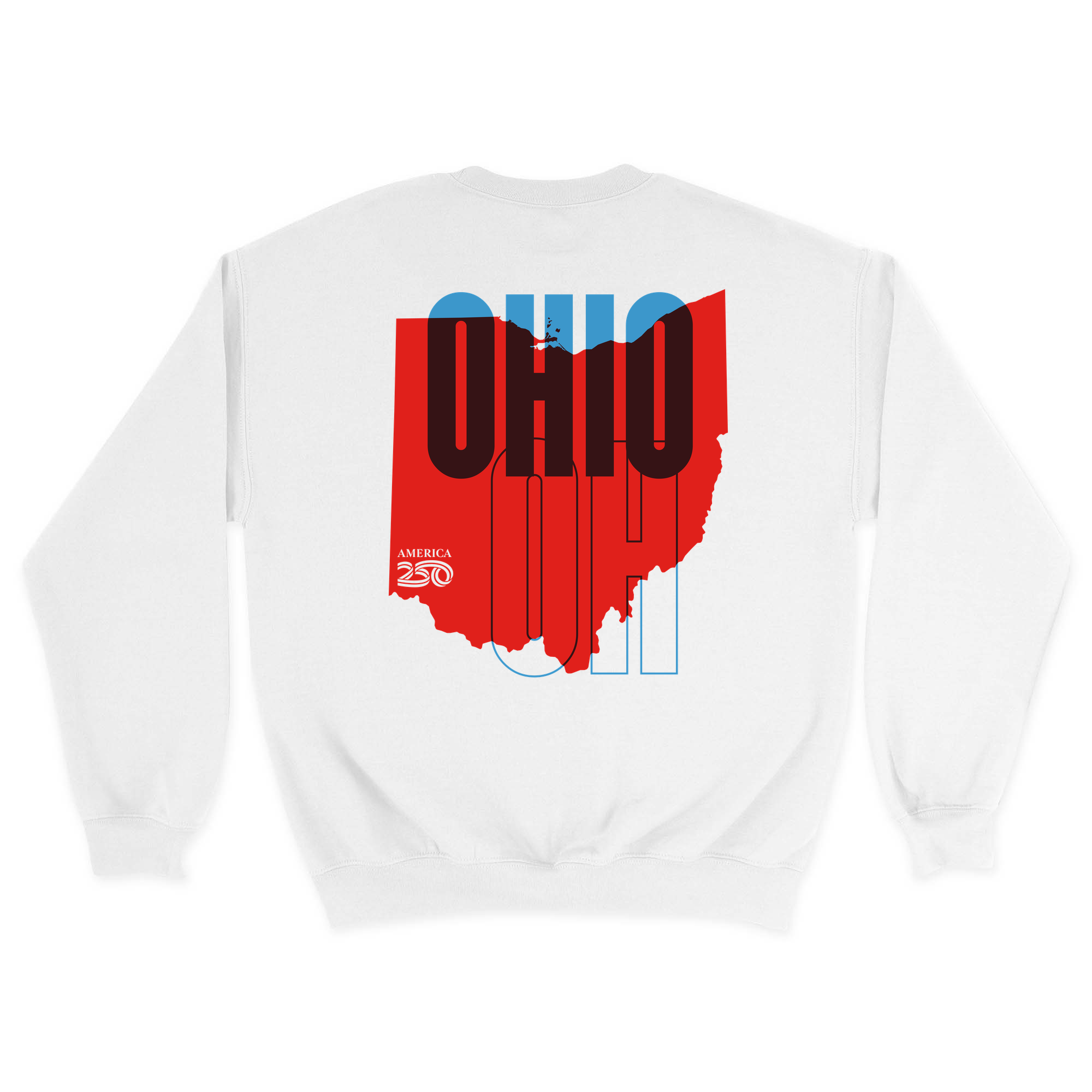 Unisex Medium White Crewneck Sweatshirt