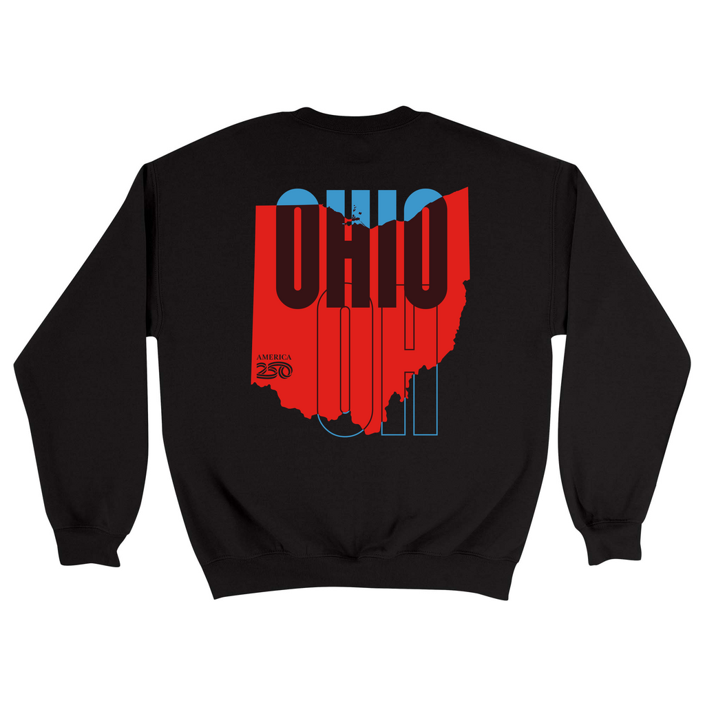 Unisex Medium Black Crewneck Sweatshirt