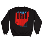 Unisex Medium Black Crewneck Sweatshirt