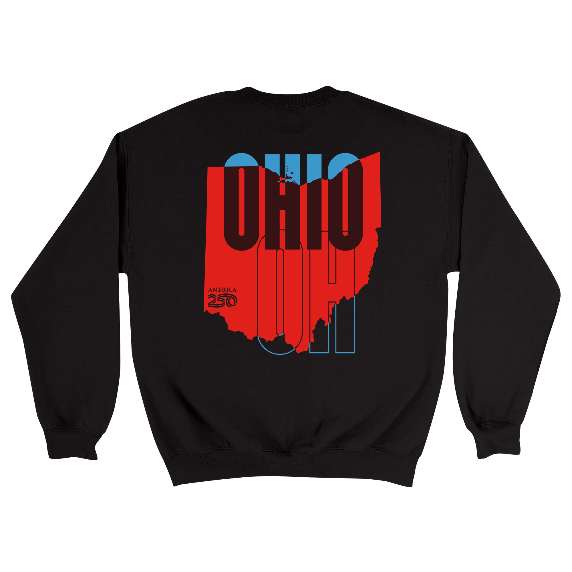 Unisex Medium Black Crewneck Sweatshirt