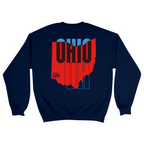 Unisex Medium Navy Crewneck Sweatshirt