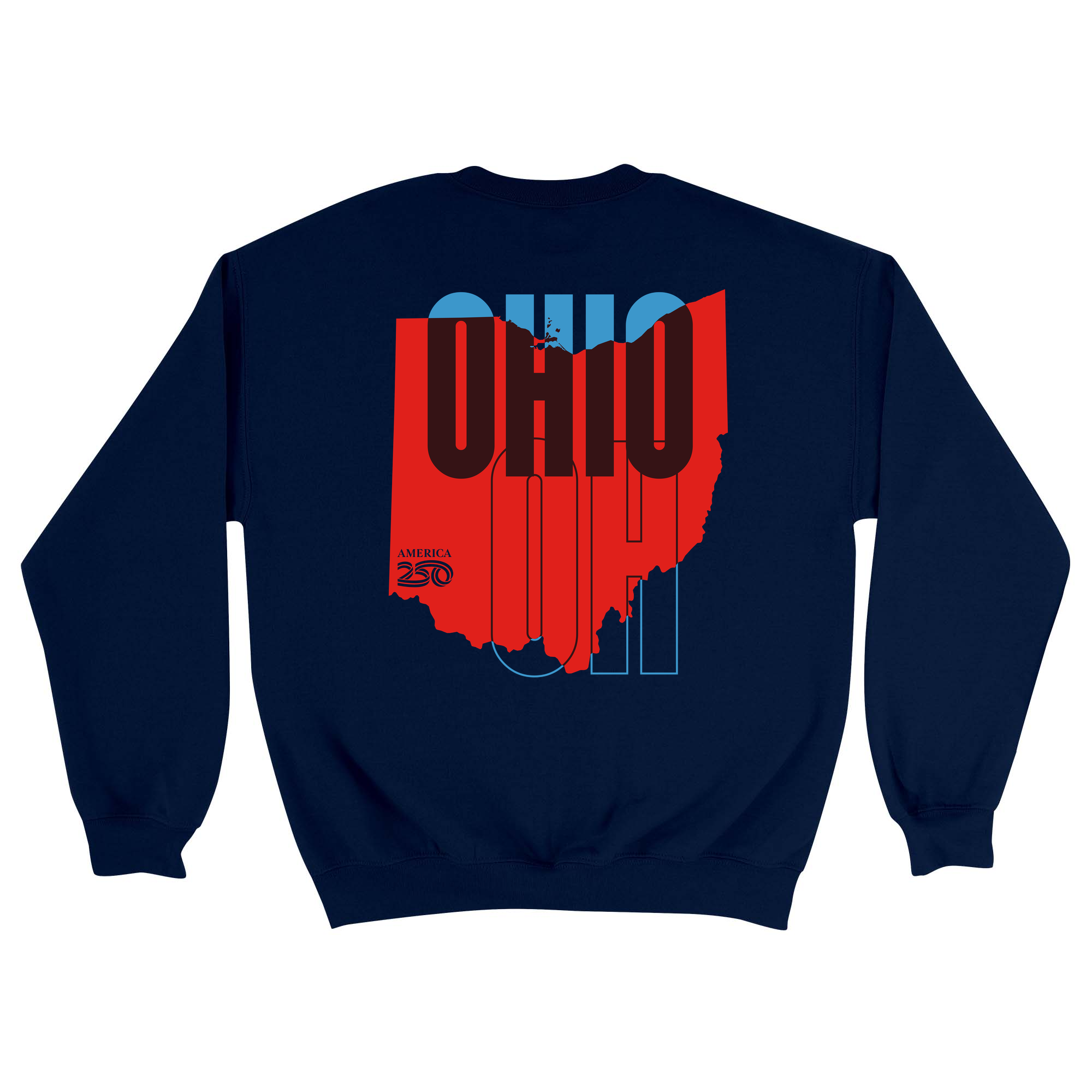 Unisex Medium Navy Crewneck Sweatshirt