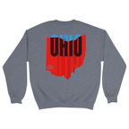 Unisex Medium Dark Ash Crewneck Sweatshirt