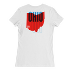 Womens Medium White Women's Short Sleeve Tee