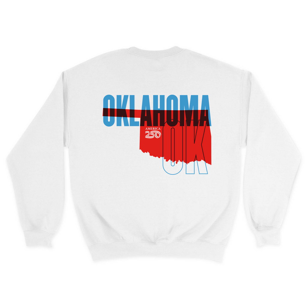 Unisex Medium White Crewneck Sweatshirt