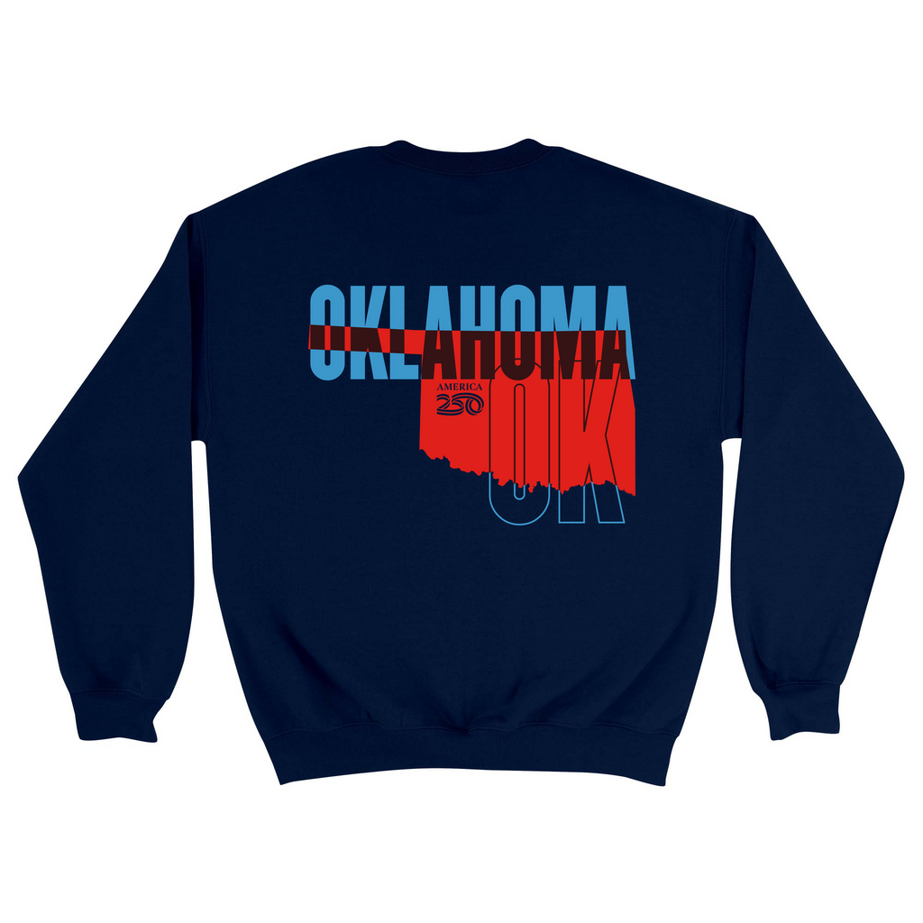 Unisex Medium Navy Crewneck Sweatshirt