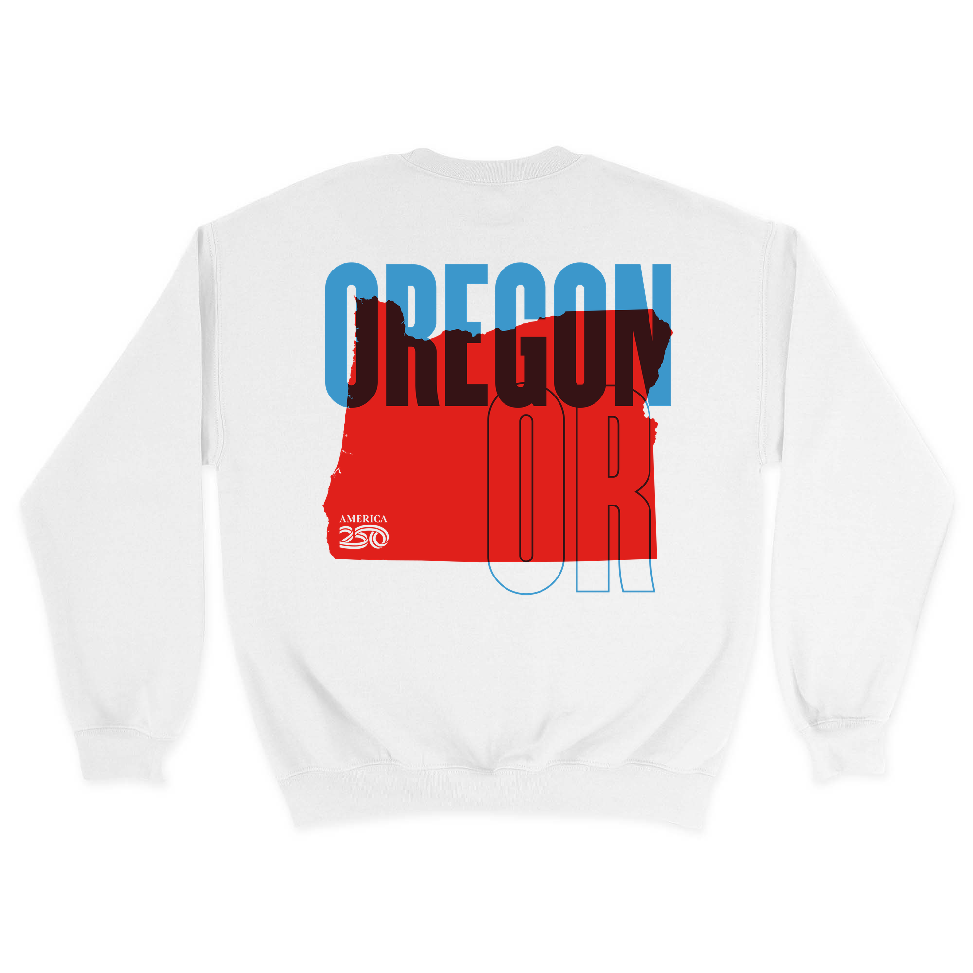 Unisex Medium White Crewneck Sweatshirt