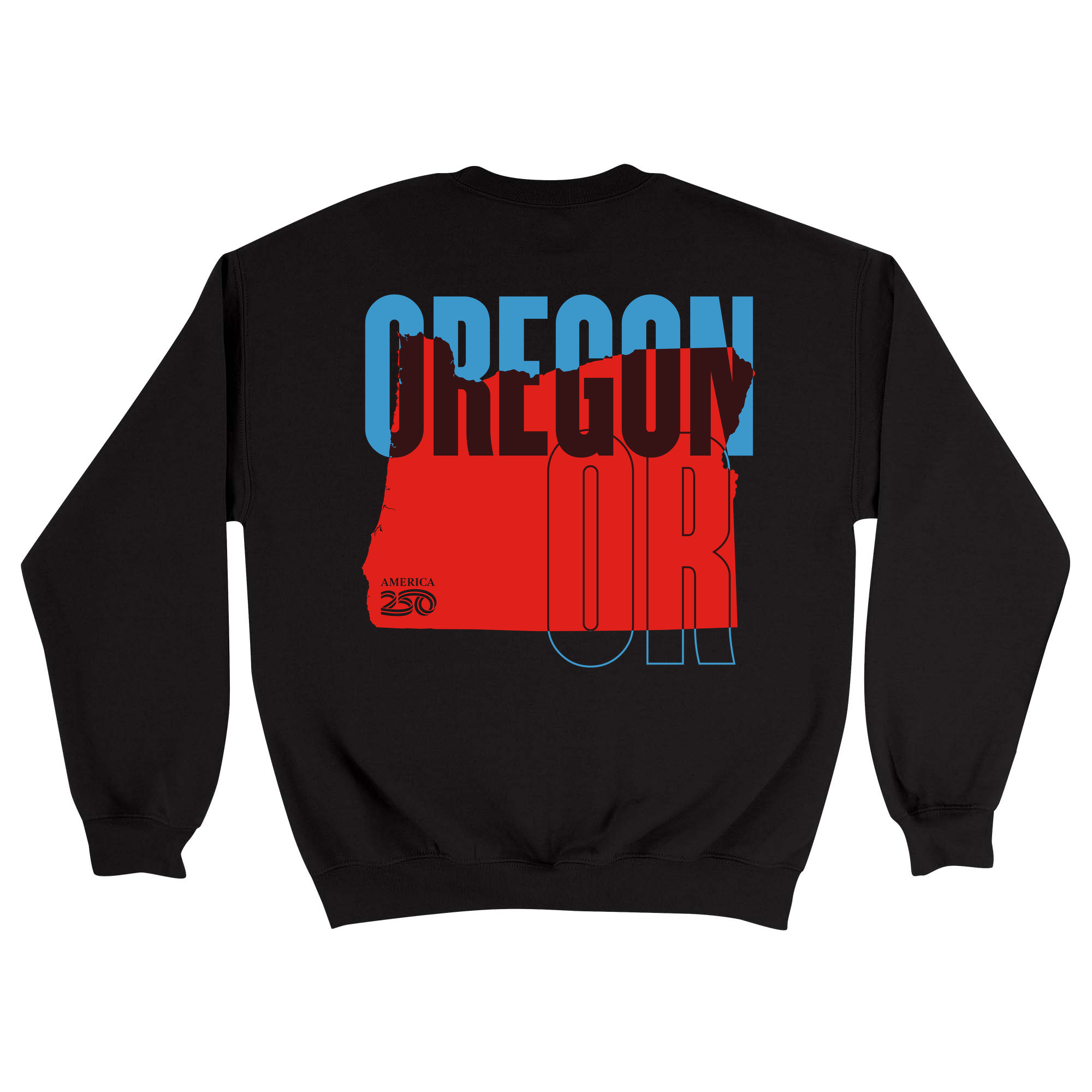 Unisex Medium Black Crewneck Sweatshirt