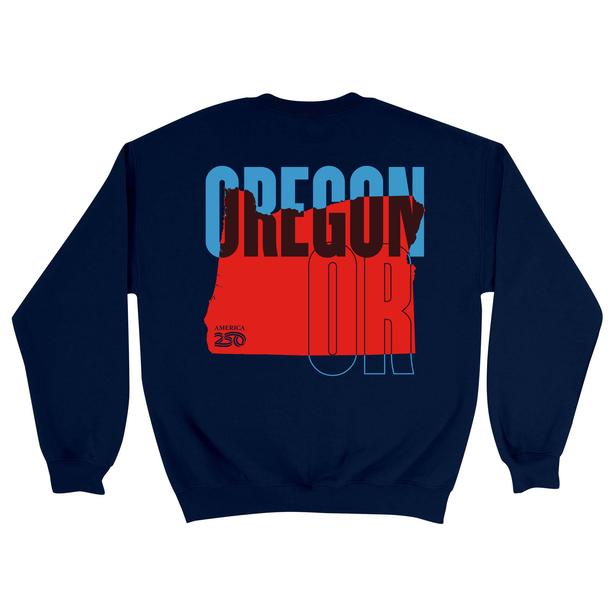 Unisex Medium Navy Crewneck Sweatshirt