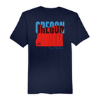 Mens Medium Navy Short Sleeve Tee