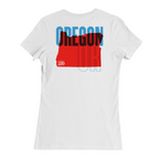 Womens Medium White Women's Short Sleeve Tee