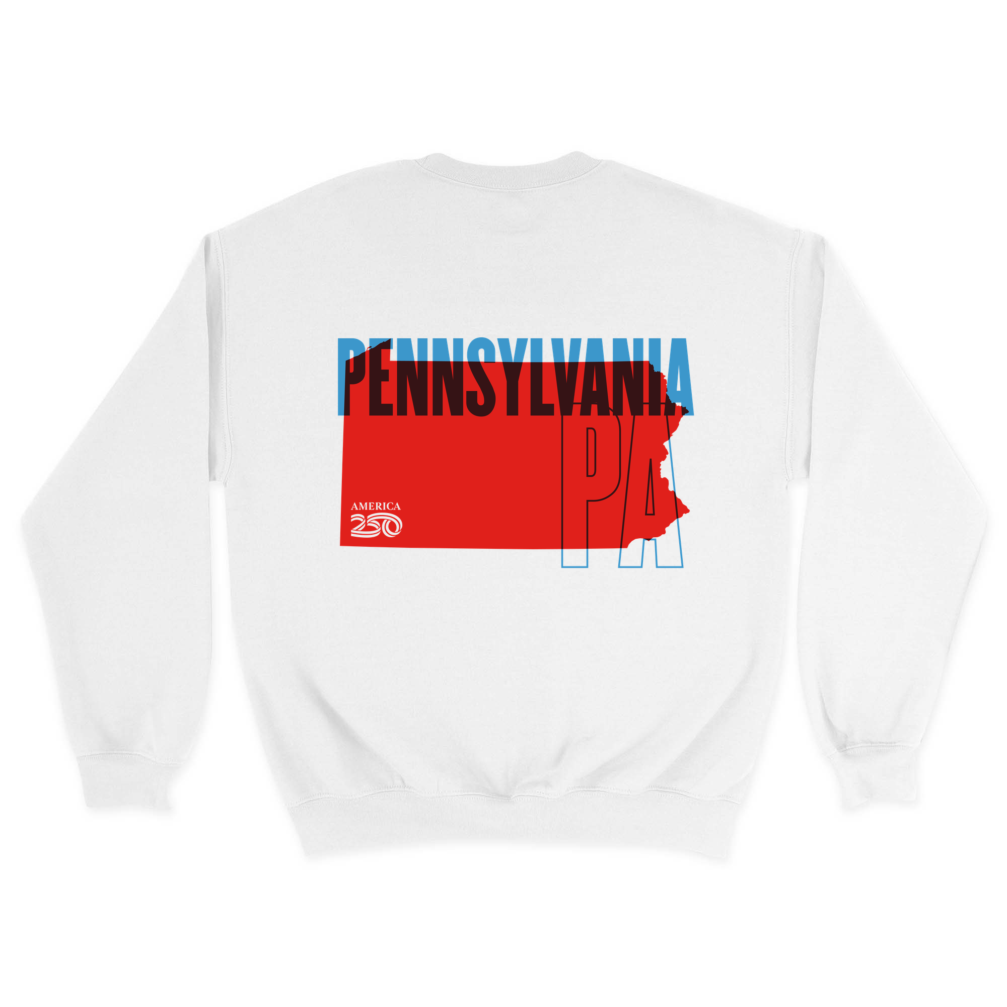 Unisex Medium White Crewneck Sweatshirt