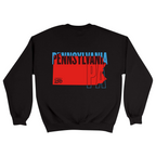 Unisex Medium Black Crewneck Sweatshirt