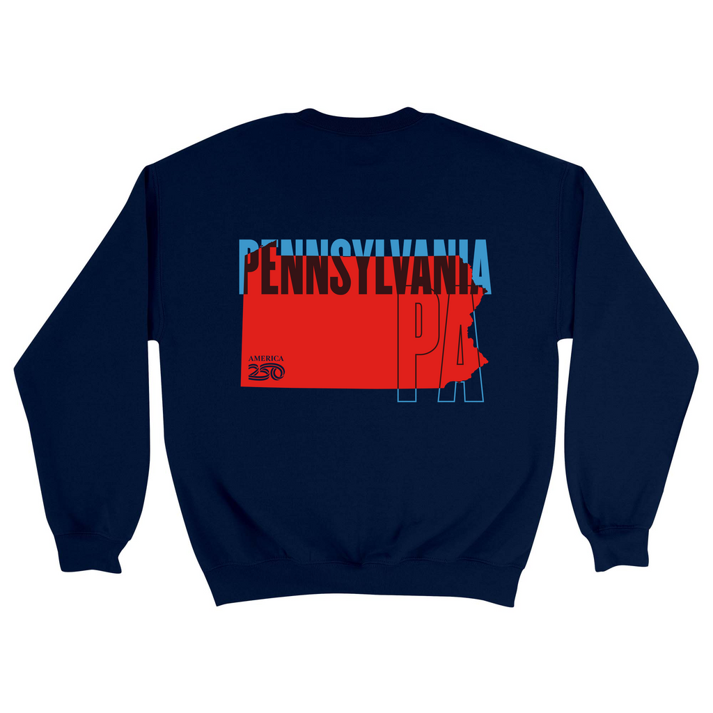 Unisex Medium Navy Crewneck Sweatshirt